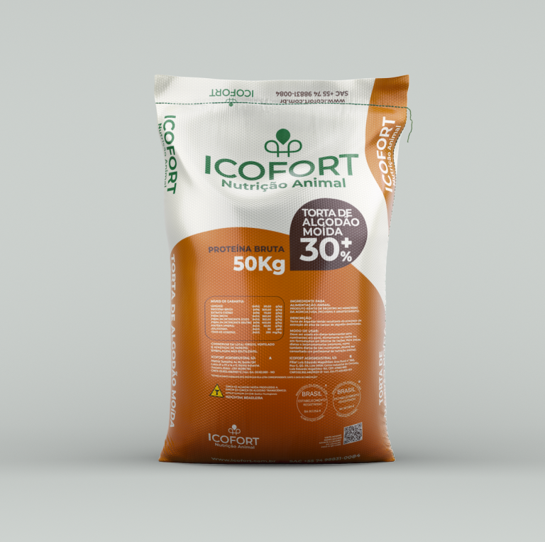 Embalagem torta de algodão moiída