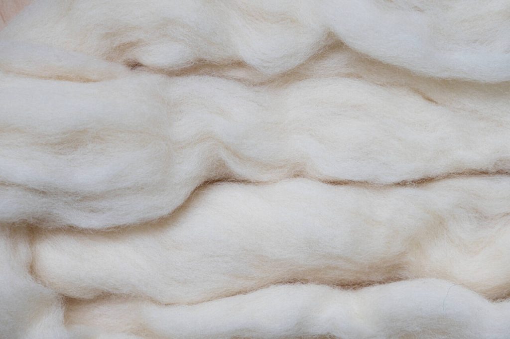 Fibra de algodão natural em textura detalhada para uso industrial