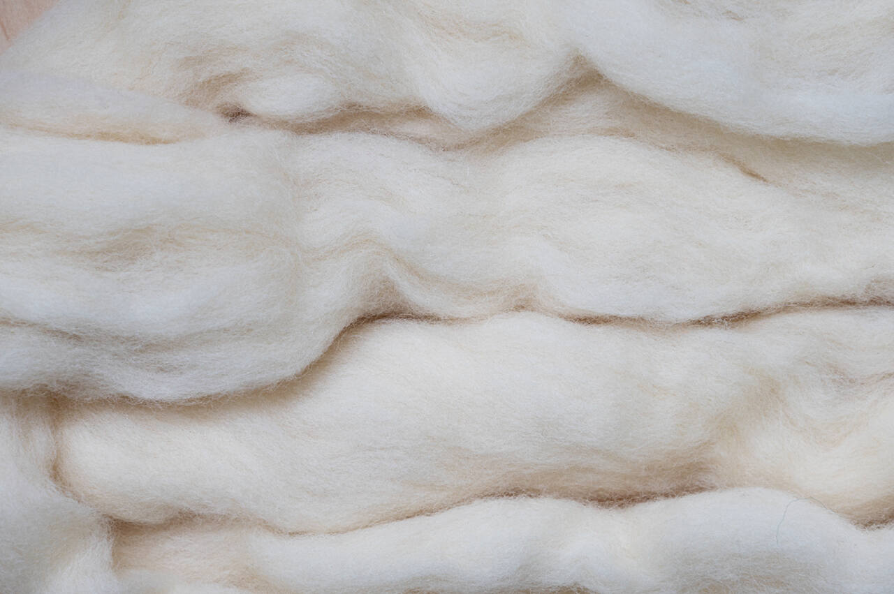 Fibra de algodão natural em textura detalhada para uso industrial
